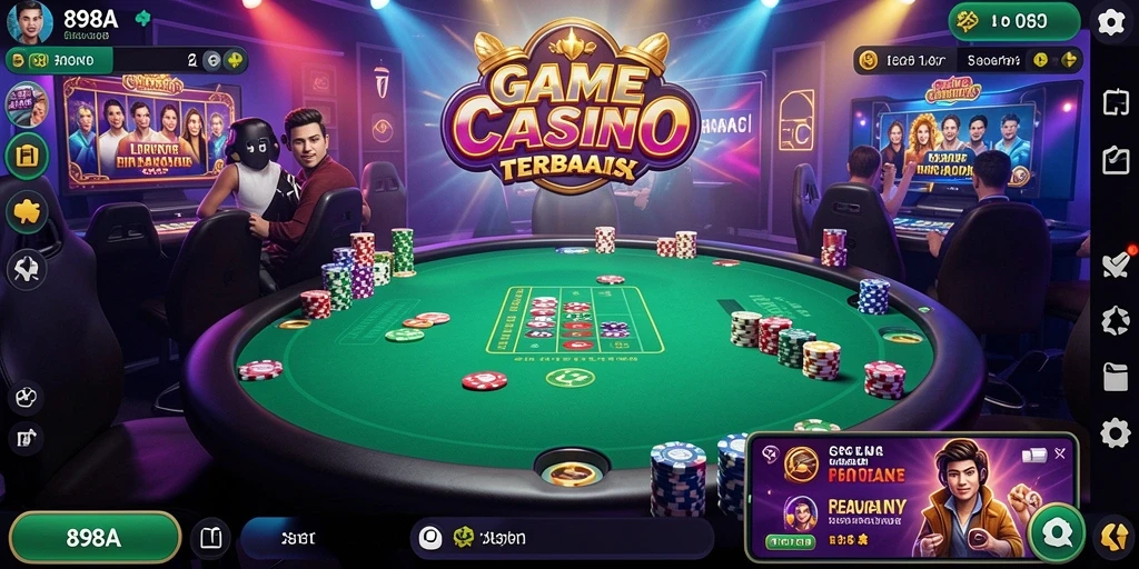 Gameplay Live Casino interaktif yang mendebarkan dan realistis.