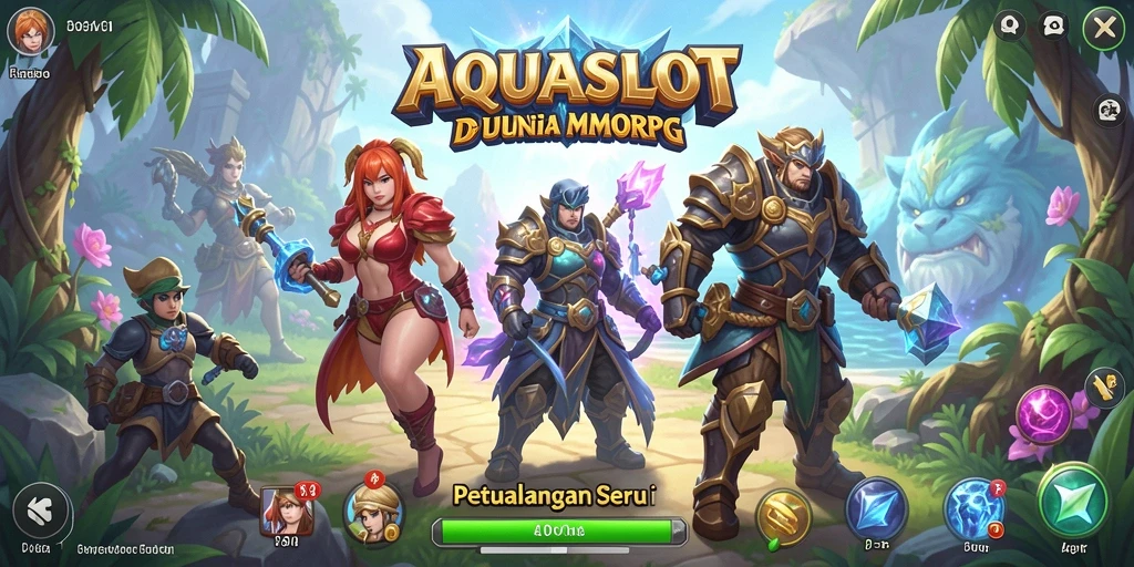 Gameplay AQUASLOT yang menakjubkan dalam dunia MMORPG.