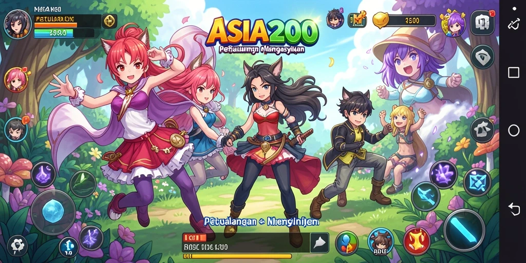 Tampilan gameplay ASIA200 yang memukau dan penuh aksi.