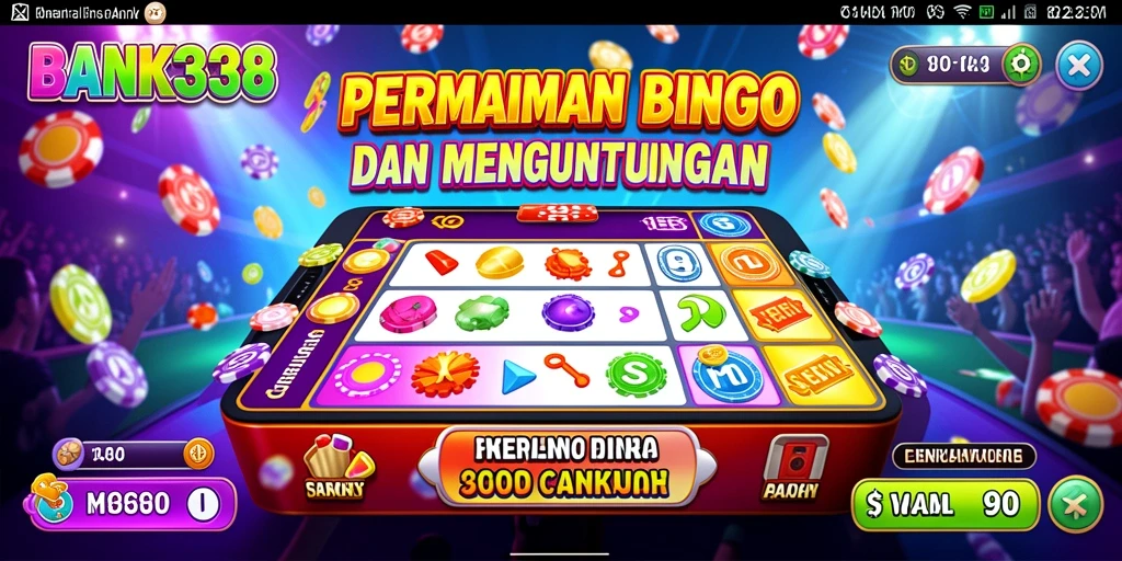 Screenshot BANK338 menampilkan gameplay Bingo yang seru dan interaktif.