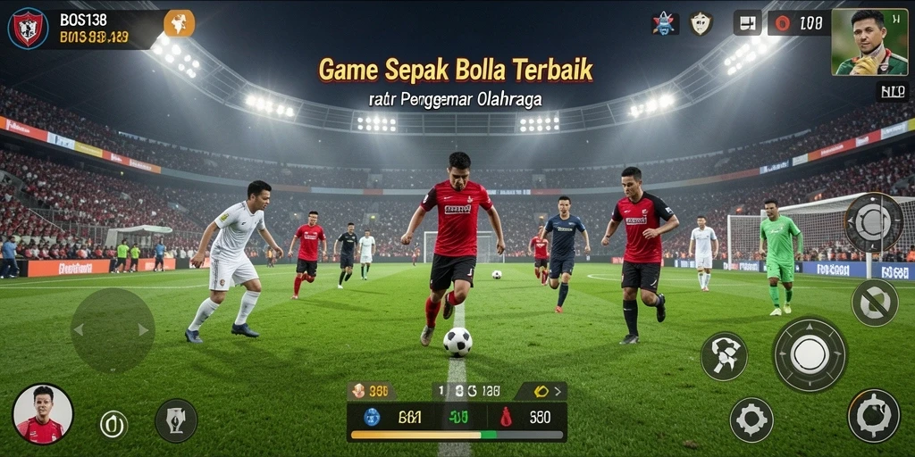Melihat aksi seru dalam game sepak bola BOS138.