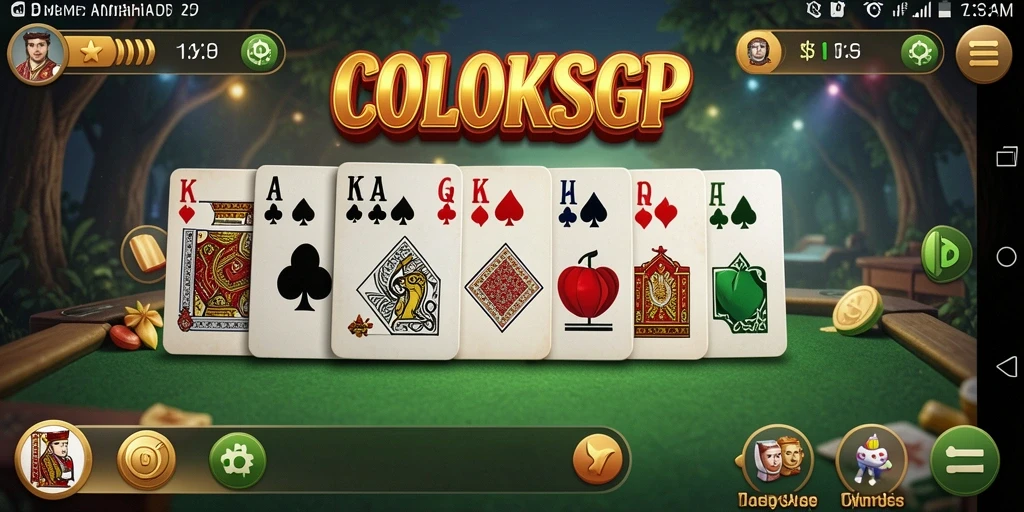 Tampilan seru gameplay COLOKSGP yang memikat.