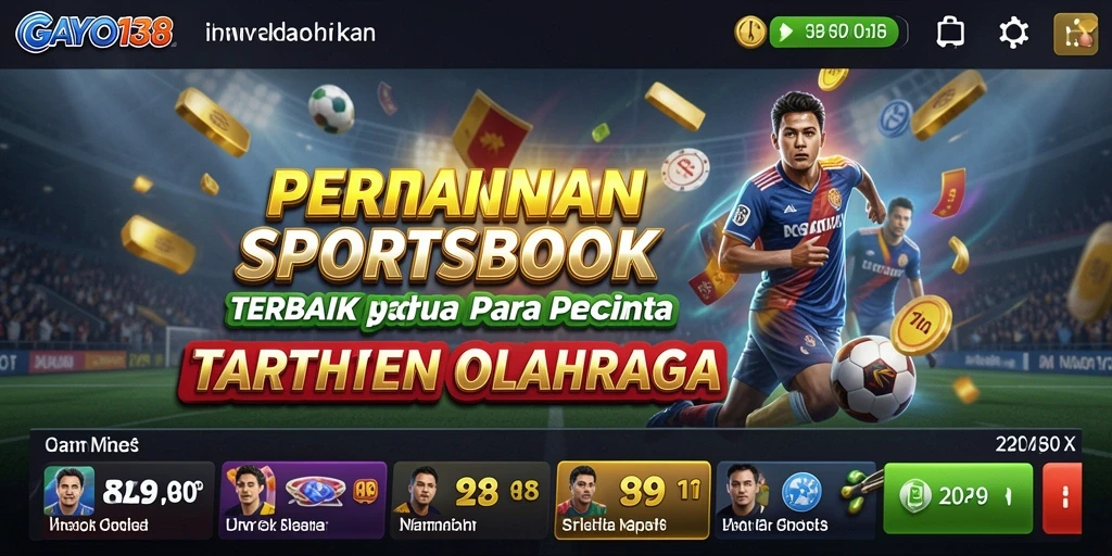 Tampilan menakjubkan dari interface GAYO138 saat melakukan taruhan olahraga.