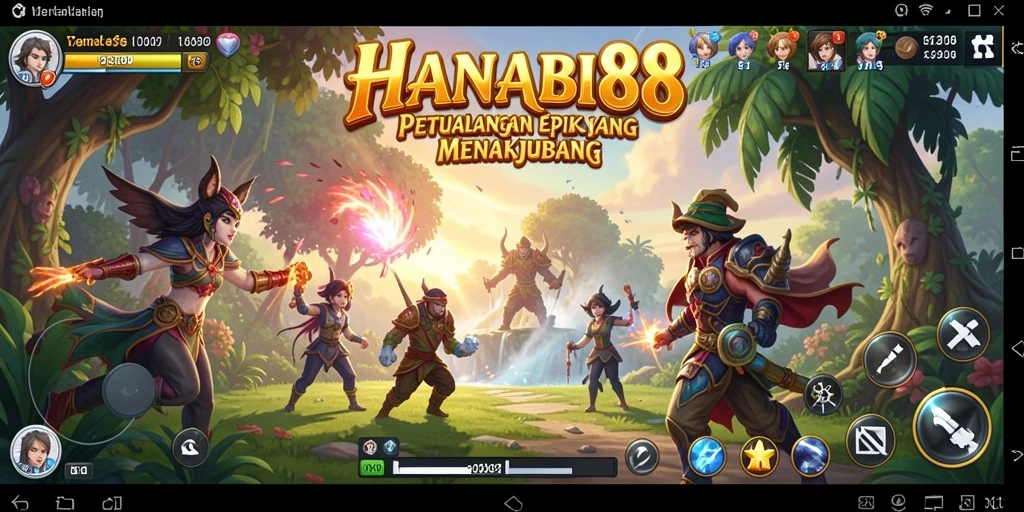 Screenshot utama HANABI88 menampilkan petualangan seru dan grafis menakjubkan.