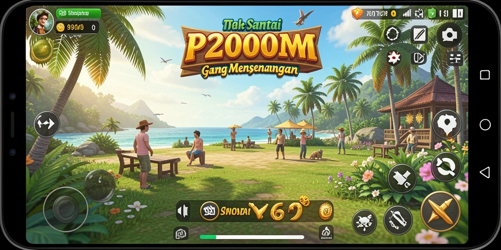 Gameplay P200M yang santai dan mengasyikkan