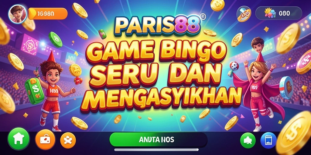 Tampilan gameplay seru dari permainan Bingo PARIS88.