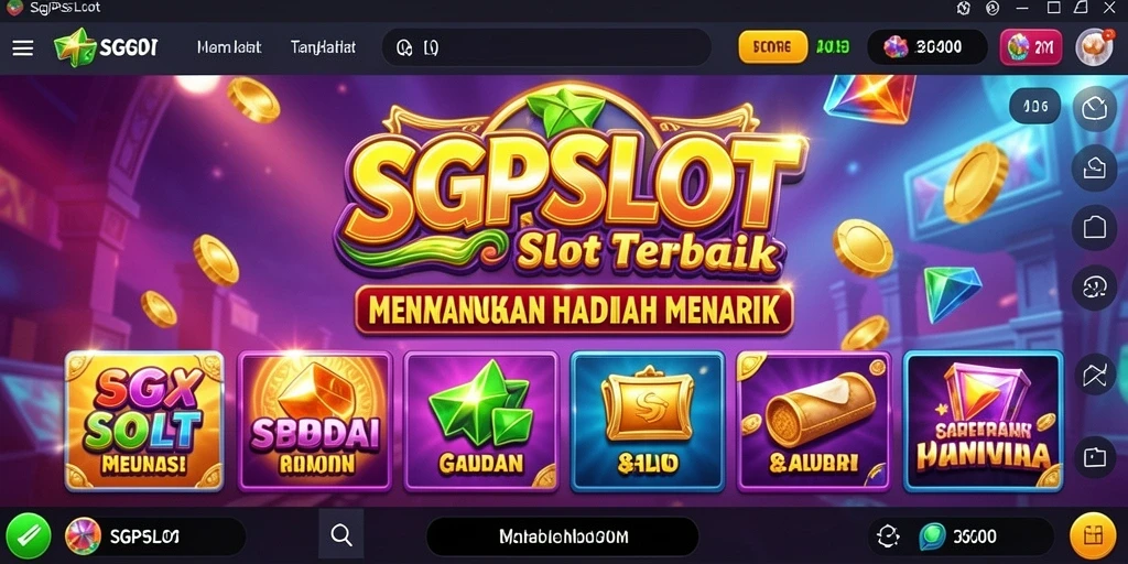 Tampilan gameplay menawan dari SGPSLOT yang penuh warna.