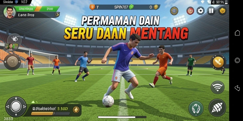 Gameplay SPIN707 yang seru dan penuh tantangan olahraga.